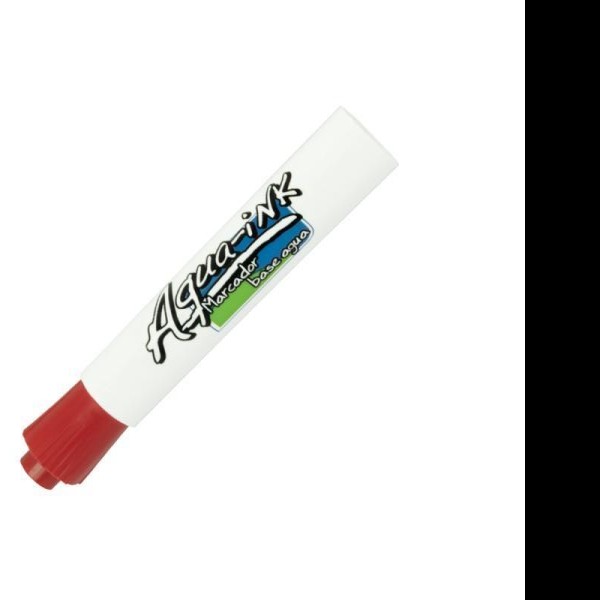 MARCADOR AGUA GRUESO AQUA INK AMAC-12R ROJO PZA